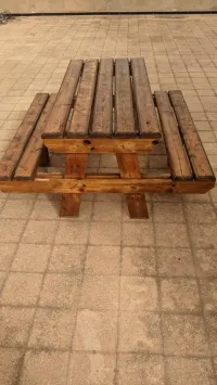 Table picnic en bois