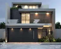 conception et design de villa moderne architecture