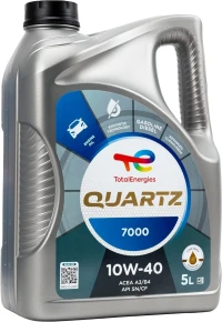 TotalEnergies Huile moteur - Quartz 7000 10W-40 - 5L