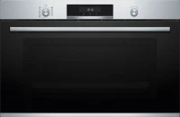 FOUR BOSCH ENCASTRABLE 90CM ÉLECTRIQUE VENTILÉ SÉRIE 6 PYROLYSE HYDROLYSE 112L VBD5780S0 EUROPÉEN 