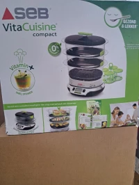 CUISEUR A VAPEUR SEB VITA CUISINE COMPACT 3 PANIER 9L 1800WATT 