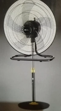 Ventilateur a pied 3 position noir 