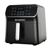 Friteuse sans Huile 5.5 L XL-Ecran tactile LED 1700W 3 en 1 -NOIR