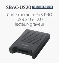 Lecture carte sxs sony