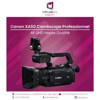 Canon XA50 Caméscope Professionnel 4K UHD Haute Qualité