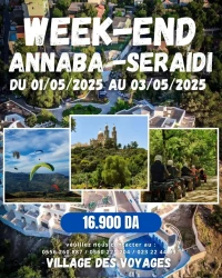 WEEKEND ANNABA -SERAIDI-1er Mai