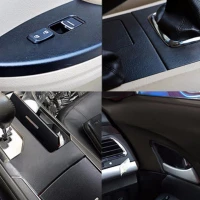Wrapping intérieur aspect Alcantara