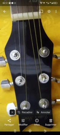 Guitare électro-acoustique avec sacoche 