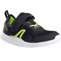 BASKETS NEWFEEL À SCRATCH ENFANT - ACTIWALK SUPER LIGHT NOIR