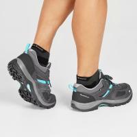 Chaussures imperméables de randonnée montagne - MH100 Gris/Bleu - Femme thumbnail 5