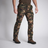 jeans-et-pantalons-pantalon-cargo-resistant-steppe-300-camouflage-woodland-vert-rais-hamidou-alger-algerie