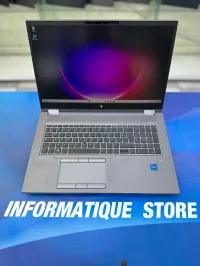 HP Z BOOK FURY G8  CORE : INTEL i5 / 11500H DISC : 512 GB  (SSD)  RAM : 16 GB   