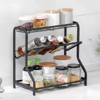 Étagère à épices 3 Niveaux avec Grande capacité - منظم التوابل في المطبخ