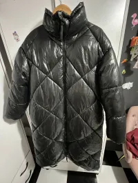 Veste longue hiver noire 