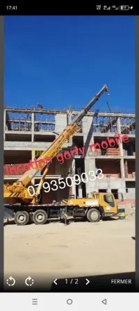 Location gariy mobile. 25tn 