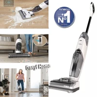 Aspirateur Nettoyeur Sec et Humide sans Fil, Léger, Auto-Nettoyage, pour Un Nettoyage Multi-Surfaces