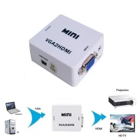 Convertisseur & Adaptateur VGA + Audio To HDMI Full HD