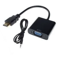 Adaptateur HDMI male To VGA Femlle plus Audio