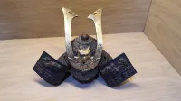 Vintage casque samouraï miniature japonais, Kabuto 