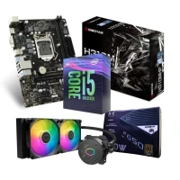 Intel Core i5-9600KF + CM Biostar H310 + Alime Hybrok 650W Bronze + Watercooling Cooler Master 240 L