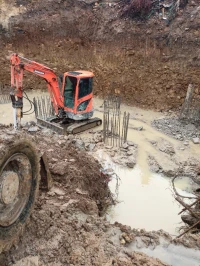 Doosan 3.5t 2020 Location mini pelle avec brise roch 