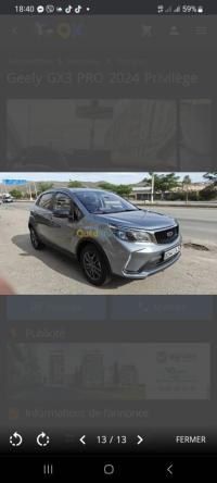 سيارات-geely-gx3-pro-2024-privilege-قالمة-الجزائر