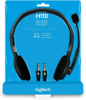 casque-microphone-logitech-h110-filaire-ecouteurs-stereo-avec-micro-anti-parasite-double-fiche-jack-35mm-blida-algerie