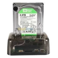 STATION D ACCUEIL USB 2.0 2.5" 3.5" 2 HDD IDE/STA + SD USB3.0 S8