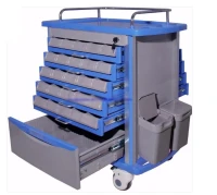 CHARIOT A MEDICAMENTS DOUBLE FACES