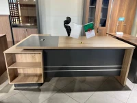 bureau avec caisson retour fix 3 tiroir 