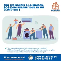 BRICOLAGE ET TRAVAUX A DOMICILE 7J/24H