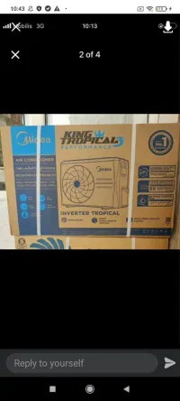 Climatiseur midea 12 btu inventer tropical جودة عالية بسعر ممتاز
