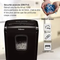FELLOWES DESTRUCTEUR DE DOCUMENTS POWERSHRED 6M
