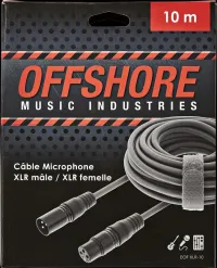 OFFSHORE XLR-10 CÂBLE MICRO XLR/XLR 10M