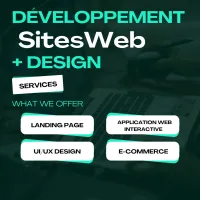 Création de site web / Application web / design / full stack