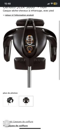 Casque pour mèche la marque Ceriotti