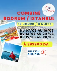 Voyage Combiné BODRUM /  ISTANBUL 