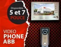 Vidéophone ABB Simple  5 pouce et 7 pouce 