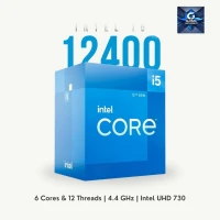 PROCESSEUR INTEL CORE I5 12400 6COEURS 12 THREADS 4.4GHZ 18MO CACHE BOX