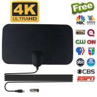 accessoires-electronique-antenne-de-television-numerique-hd-8k-4k-1080p-500-miles-mini-tv-aerienne-surf-dvb-t2-25db-bejaia-algerie