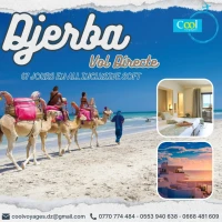 DJERBA Par Avion - 08 Jours VOL DIRECTE à 169.000 Da رحلة مباشرة بالطائرة لجربة