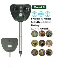 Animaux Nuisibles Protecteur De Jardin** طارد الحيوانات بالموجات فوق الصوتية