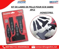 **KIT DE LAMES DE PELLE POUR SCIE SABRE 4PCS HONESTPRO**  