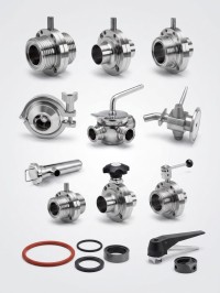 صناعة-و-تصنيع-robinetterie-vanne-clamp-en-inox-sms-iso-din-دار-البيضاء-الجزائر