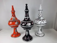 فانوس من الفخار حامل للشموع بتصميم أنيق Lanterne A Bougies En Argile Avec Un Super Design