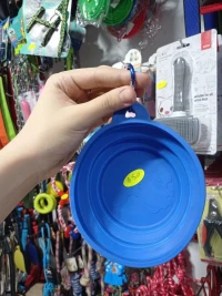 Gamelle pliable pour animaux en silicone وعاء الحيوانات الأليفة سيليكون قابل للطي 