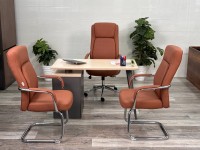chaises-chaise-de-bureau-opera-simili-cuir-marron-tabac-mobix-dz-les-eucalyptus-alger-algerie
