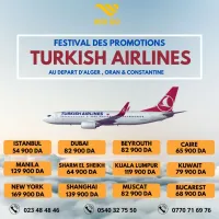 BILLET PROMOTIONNEL TURKISH AIRLINES ***