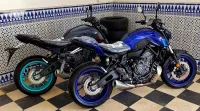 YAMAHA MT07 DERNIERS MODÈLE ( SAFIA / DÉBRIDÉ / 00KM ) 2023