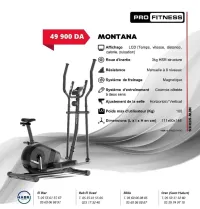 VELO ELIPTIQUE MONTANA 2EN1